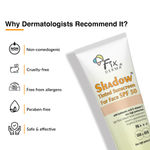 Buy Fixderma Shadow Tinted Sunscreen SPF 50 | Sunscreen with Vitamin E | PA+++ for UVA & UVB Protection | For All Skin Types - 30 gm - Purplle
