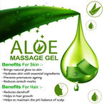 Buy NutriGlow Set of 3 Aloe Vera Moisturizing Massage Gel/ With Goodness of Aloe Vera & Tea Tree Oil/ Skin Hydration (100gm each) - Purplle