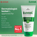 Buy Elovera Moisturising cream 150 gm | For Dry Skin | with Aloe Vera & Vitamin E | Protects, Nourishes and Repairs Skin | Paraben Free | Fragrance Free - Purplle