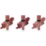 Buy MARS Queen of Mattes Liquid Lipsticks Box Set of 3 (13.5 ml) (BLUSHED NUDES) | Smudgeproof & Transferproof | Intense Pigmentation Long-Lasting Wear | Customizable Colors | Matte Finish - Purplle