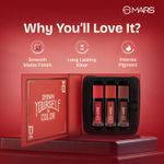 Buy MARS Queen of Mattes Liquid Lipsticks Box Set of 3 (13.5 ml) (BROWNS) | Smudgeproof & Transferproof | Intense Pigmentation Long-Lasting Wear | Customizable Colors | Matte Finish - Purplle
