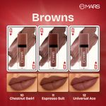 Buy MARS Queen of Mattes Liquid Lipsticks Box Set of 3 (13.5 ml) (BROWNS) | Smudgeproof & Transferproof | Intense Pigmentation Long-Lasting Wear | Customizable Colors | Matte Finish - Purplle