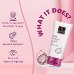 Buy Good Vibes Red Onion Tinted Sunscreen SPF 50 | PA++++ | 5% Red onion Extract | Natural Shield | Glass Skin Effect | UV A & UV B Protection | Blue Light Protection | Sun Cream | Sunblock Sunscreen (50 gm) - Purplle