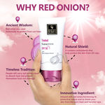 Buy Good Vibes Red Onion Tinted Sunscreen SPF 50 | PA++++ | 5% Red onion Extract | Natural Shield | Glass Skin Effect | UV A & UV B Protection | Blue Light Protection | Sun Cream | Sunblock Sunscreen (50 gm) - Purplle