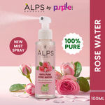 Buy Alps Goodness 100 % Pure Rose Water Spray (100 ml) | Long Press Mist Spray | Rose water for face | Made from Chaitri Rose | Gulab Jal | Natural skin toner | Premium Rose Water - Purplle