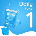 Buy Purna Gummies 5000 mcg Biotin Blueberry Gummies With Vitamin B12 For Hair skin & Nail 30 Day Pack - 30 Gummies - Purplle