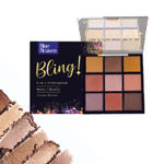 Buy Blue Heaven Bling 9 in 1 Eyeshadow Palette | Highly Pigmented and Easily Blendable Eye Makeup | Matte & Metallic Shades | Long Lasting and Lightweight | Sunset Warmth, 9 gm - Purplle