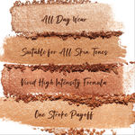 Buy Blue Heaven Bling 9 in 1 Eyeshadow Palette | Highly Pigmented and Easily Blendable Eye Makeup | Matte & Metallic Shades | Long Lasting and Lightweight | Sunset Warmth, 9 gm - Purplle