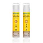 Buy Mamaearth Rice Water Dewy Sunscreen with Rice Water & Niacinamide| Gives SPF50 & PA++++ Protection | For Glass Skin Glow | Evens Skin Tone | UVA & UVB Protection | No White Cast | All Skin Types - 50 gm - Pack of 2 - Purplle