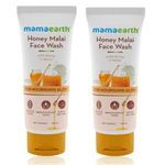 Buy Mamaearth Honey Malai Face Wash with Honey & Malai For Nourishing Glow - 100 ml - Pack of 2 - Purplle