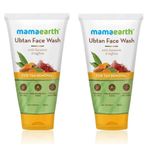 Buy Mamaearth Ubtan Face Wash with Turmeric & Saffron for Tan Removal - 150 ml - Pack of 2 - Purplle