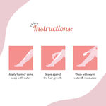 Buy Plush Irritation-Free Hair Removal Women 5-Blade Razor with Aloe Vera Lubricating Strip || Sweden-Made Stainless Steel Blades || For Easy & Safe Body Hair Removal at home || No Bumps, No Cuts || Designed for Normal-Sensitive Skin - Pack of 1 - Purplle
