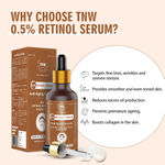 Buy TNW The Natural Wash 0.5% Retinol Serum Anti-Aging Formula with Peptides, Bakuchiol & Squalene (30 ml) - Purplle