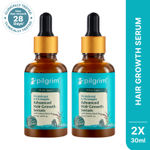 Buy Pilgrim 3% Redensyl & 4% Anagain Hair Growth Serum for Women & Men | Reduces Hair Fall & Boosts Hair Regrowth | Non-Sticky & Sulfate-Free | Pack of 2 (60 ml) Haircare Kit - Purplle