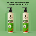 Buy Pilgrim Tea Tree Anti-Dandruff Shampoo with Salicylic Acid -Pack of 2|Up To 100% Dandruff Reduction|Sulphate & Paraben-Free|Itchy Scalp Relief|Hair Fall Control|200 ml Each - Purplle