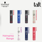 Buy Schwarzkopf TAFT Power Hold 5 Hair Spray for Heat Protection, Gives Cashmere like Softness - 250 ml - Purplle