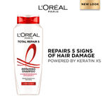 Buy L'Oreal Paris Repairing Shampoo, For Damaged and Weak Hair, With Pro-Keratin + Ceramide, Total Repair 5, 180 ml - Purplle