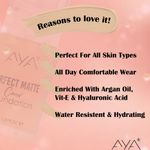 Buy AYA Eye and Face Make up Kit Combo of 2 - Perfect Matte Cover Foundation - 01 Ivory(30 ml) + Waterproof Eyeliner Pen, Black (2 ml) - Purplle
