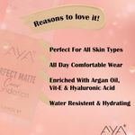 Buy AYA Eye and Face Make up Kit Combo of 2 - Perfect Matte Cover Foundation - 02 Beige(30 ml) + Waterproof Eyeliner Pen, Black (2 ml) - Purplle