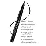 Buy AYA Eye and Face Make up Kit Combo of 2 - Perfect Matte Cover Foundation - 02 Beige(30 ml) + Waterproof Eyeliner Pen, Black (2 ml) - Purplle