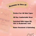 Buy AYA Eye and Face Make up Kit Combo of 2 - Perfect Matte Cover Foundation - 03 Medium Beige(30 ml) + Waterproof Eyeliner Pen, Black (2 ml) - Purplle