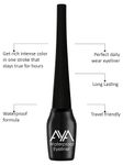 Buy AYA Eye and Face Make up Kit Combo of 2 - Perfect Matte Cover Foundation - 01 Ivory(30 ml) + Waterproof Eyeliner, Black (5 ml) - Purplle