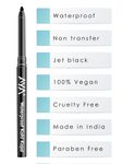 Buy AYA Eye Make up Combo of 2 - 24 Hrs Long Lasting & Waterproof Eyeliner Matte Brown (5 ml) + Waterproof Kohl Kajal Jet Black (0.28 gm) - Purplle