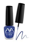 Buy AYA Eye Make up Combo of 2 - 24 Hrs Long Lasting & Waterproof Eyeliner Metallic Blue (5 ml) + Waterproof Kohl Kajal Jet Black (0.28 gm) - Purplle