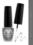 Buy AYA Eye Make up Combo of 2 - 24 Hrs Long Lasting & Waterproof Eyeliner Metallic Grey (5 ml) + Waterproof Kohl Kajal Jet Black (0.28 gm) - Purplle