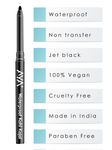 Buy AYA Eye Make up Combo of 2 - 24 Hrs Long Lasting & Waterproof Eyeliner Metallic Grey (5 ml) + Waterproof Kohl Kajal Jet Black (0.28 gm) - Purplle