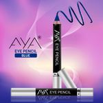 Buy AYA Eye Make up Combo of 2 - Eye Kajal Pencil Blue, 2.8 gm + Waterproof Eyeliner Blue, 5 ml - Purplle