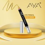Buy AYA Eye Make up Combo of 2 - Eye Kajal Pencil Golden, 2.8 gm + Waterproof Eyeliner Golden, 5 ml - Purplle