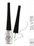 Buy AYA Eye Make up Combo of 2 - Eye Kajal Pencil Silver, 2.8 gm + Waterproof Eyeliner Silver, 5 ml - Purplle