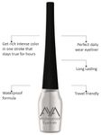 Buy AYA Eye Make up Combo of 2 - Eye Kajal Pencil Silver, 2.8 gm + Waterproof Eyeliner Silver, 5 ml - Purplle