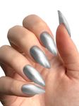 Buy AYA Nail Polish Combo Set of 2 - Black and Silver 10 ml each - Purplle