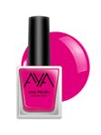 Buy AYA Nail Polish Combo Set of 2 - Black and Pink 10 ml each - Purplle