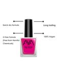 Buy AYA Nail Polish Combo Set of 2 - Black and Pink 10 ml each - Purplle