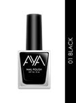 Buy AYA Nail Polish Combo Set of 2 - Black and Pink 10 ml each - Purplle