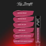 Buy AYA Yes It's Truly Matte Liquid Lipstick (Pack of 3), 07 Plum, 2.5 ml + 08 Caramel Latte, 2.5 ml + 09 Fire On Ice, 2.5 ml | Long Lasting | Waterproof | Kiss Proof | - Purplle