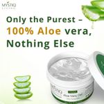 Buy Mystiq Living Pure Aloe Vera Gel (200 gm) Aloevera Gel For Face, Clear Gel, For Skin & Hair, Multipurpose Gel, Moisturizing Aloe Vera Gel, Acne Scar Gel - Purplle