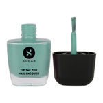 Buy SUGAR Cosmetics Tip Tac Toe Nail Lacquer Classic | Long-lasting, 100% Chip-resistant & Glossy Finish | 9 ml - 08 Sacred Sage - Purplle