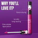 Buy Elle18 Liquid Lip Color|| Rhubarb Red|| 5.6 ml - Purplle
