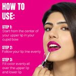 Buy Elle18 Liquid Lip Color|| Rhubarb Red|| 5.6 ml - Purplle