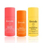 Buy FoxTale Niacinamide Dewy Sunscreen For All Skin Type Spf 70 Pa++++ & Vitamin C Serum 15% L-Ascorbic Acid and 1% Vitamin E Brightening Serum & In The Limelight Super Glow Moisturizer ( 15 Ml+ 10ml +15ml) - Purplle