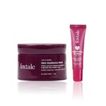 Buy Foxtale Skin Radiance Mask, With Lactic Acid, Brazilian Purple Clay And Kaolin Clay for Instant Brightness and Tighten Pore & Glazed Lips Brightening Lip Balm - Light Mauve Glaze (75 gm+12gm) - Purplle