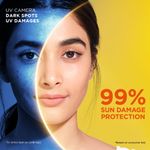 Buy Garnier Super UV Invisible Serum Sunscreen sample with education leaflet SPF 50 PA++++ UVA/B for Broad Spectrum | Lightweight with Vitamin C | No White Cast | For All Skin Types (Oily, Dry, Acne-prone) | For Men & Women - 1.5 ml - Purplle