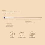 Buy Milagro Beauty Eyeshadow Brush 52, For Blending, Highlighting, Glitter, Lower Lid Shadow & Smudging, 1 pc - Purplle