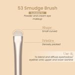 Buy Milagro Beauty Eye Brush 53, For Eyeshadow, Powder & Cream Blending, 1 pc - Purplle