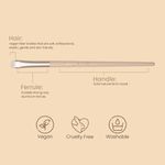 Buy Milagro Beauty Eye Brush 53, For Eyeshadow, Powder & Cream Blending, 1 pc - Purplle