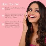 Buy Milagro Beauty Powder Puff Soft Cotton, Makeup Applicator for Loose Powder & Foundation, Washable & Reusable, Perfect for Smooth Flawless Blending Under Eyes, 1 pc - Purplle